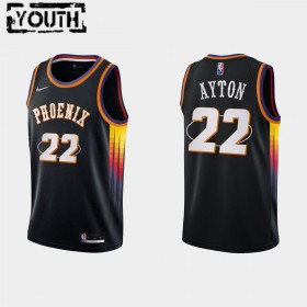 Phoenix Suns Deandre Ayton 22 Nike 2021-22 City Edition Lasten Pelipaidat Swingman